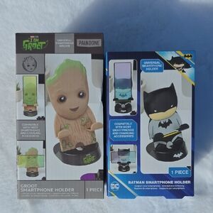 Marvel Studios Groot DC Comics Batman Cell Phone Holder Guardians Of The Galaxy